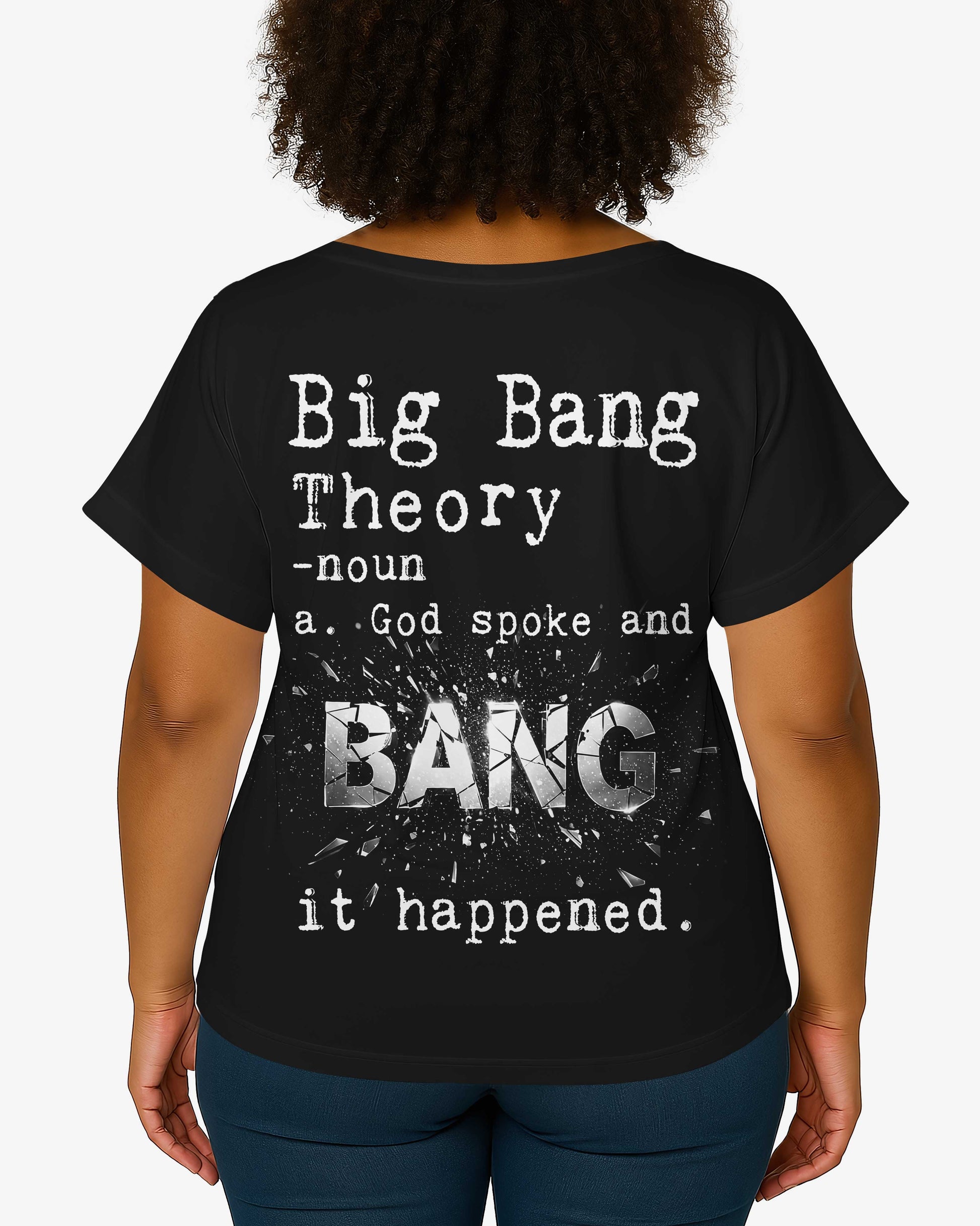 Big Bang Theory V-neck Dolman Sleeves Shirt