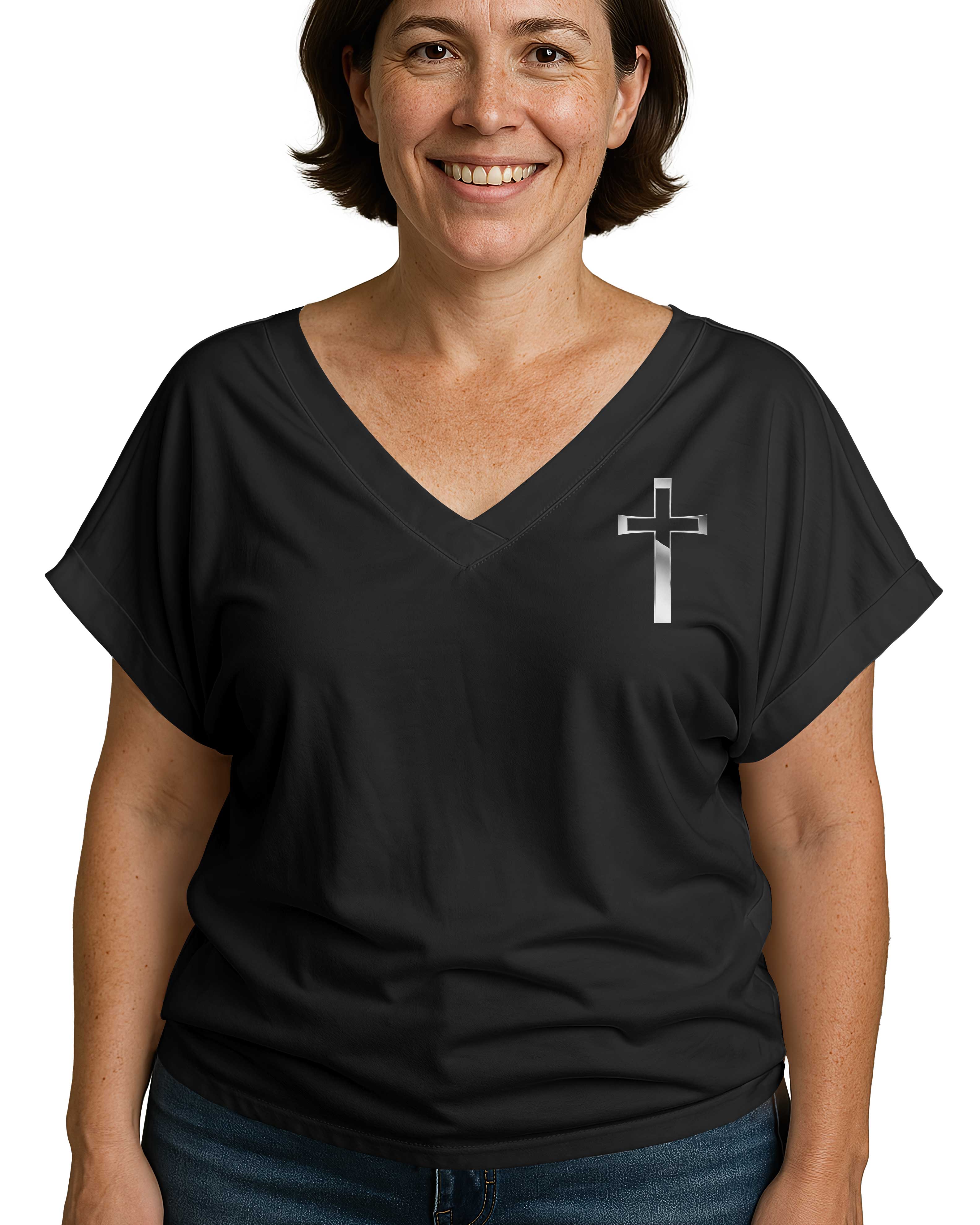 Big Bang Theory V-neck Dolman Sleeves Shirt