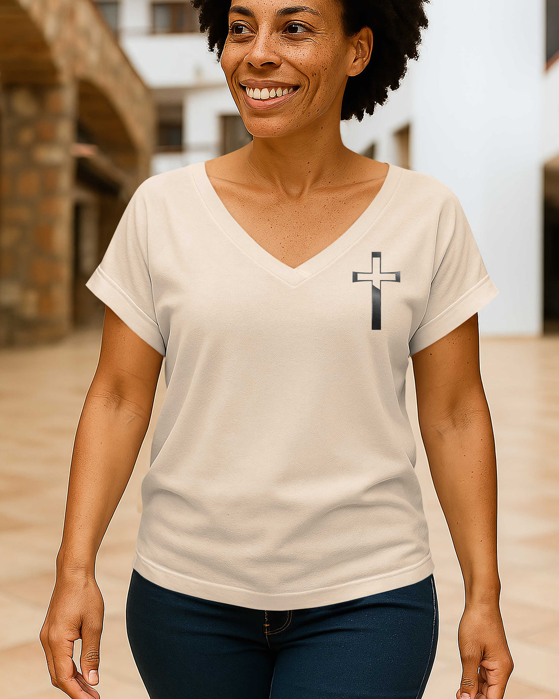 Big Bang Theory V-neck Dolman Sleeves Shirt