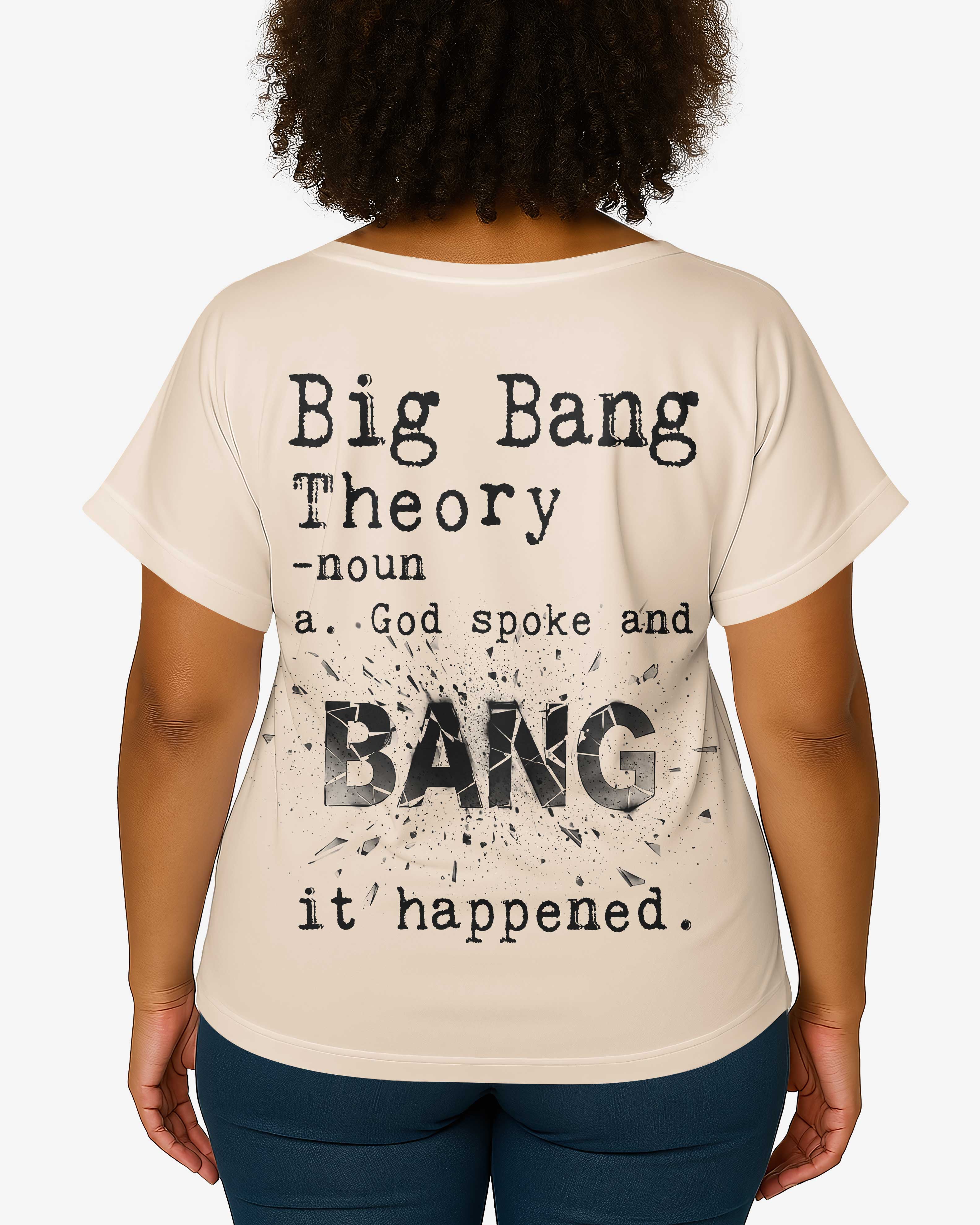 Big Bang Theory V-neck Dolman Sleeves Shirt