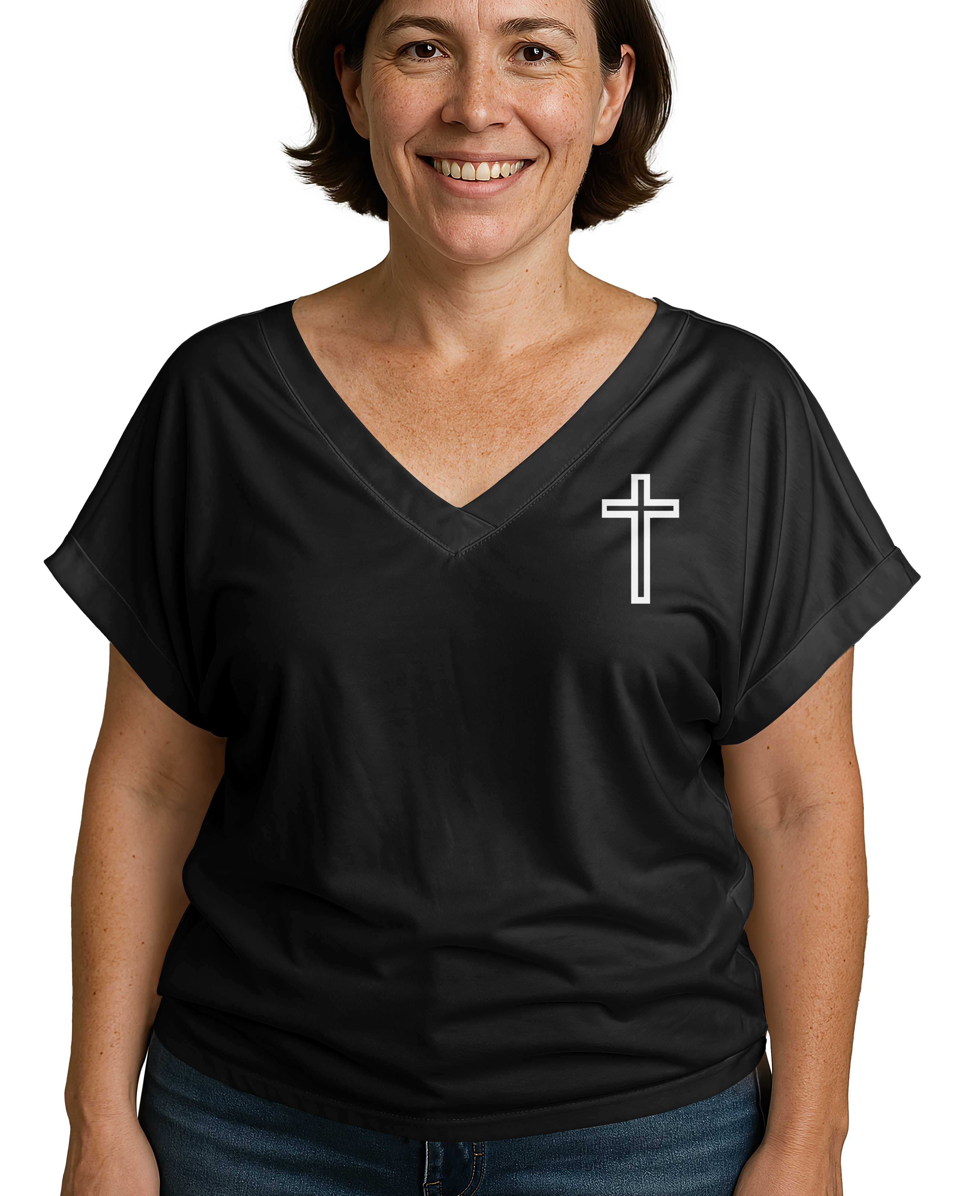 "Normal" Isn't Coming Back V-neck Dolman Sleeves Shirt