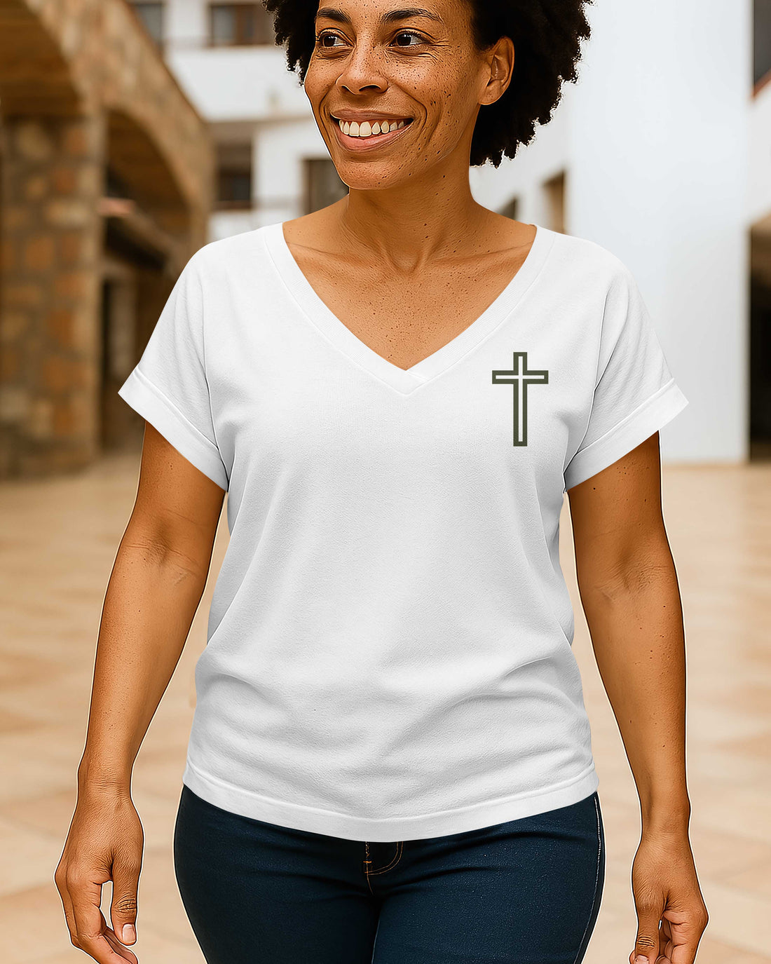 "Normal" Isn't Coming Back V-neck Dolman Sleeves Shirt