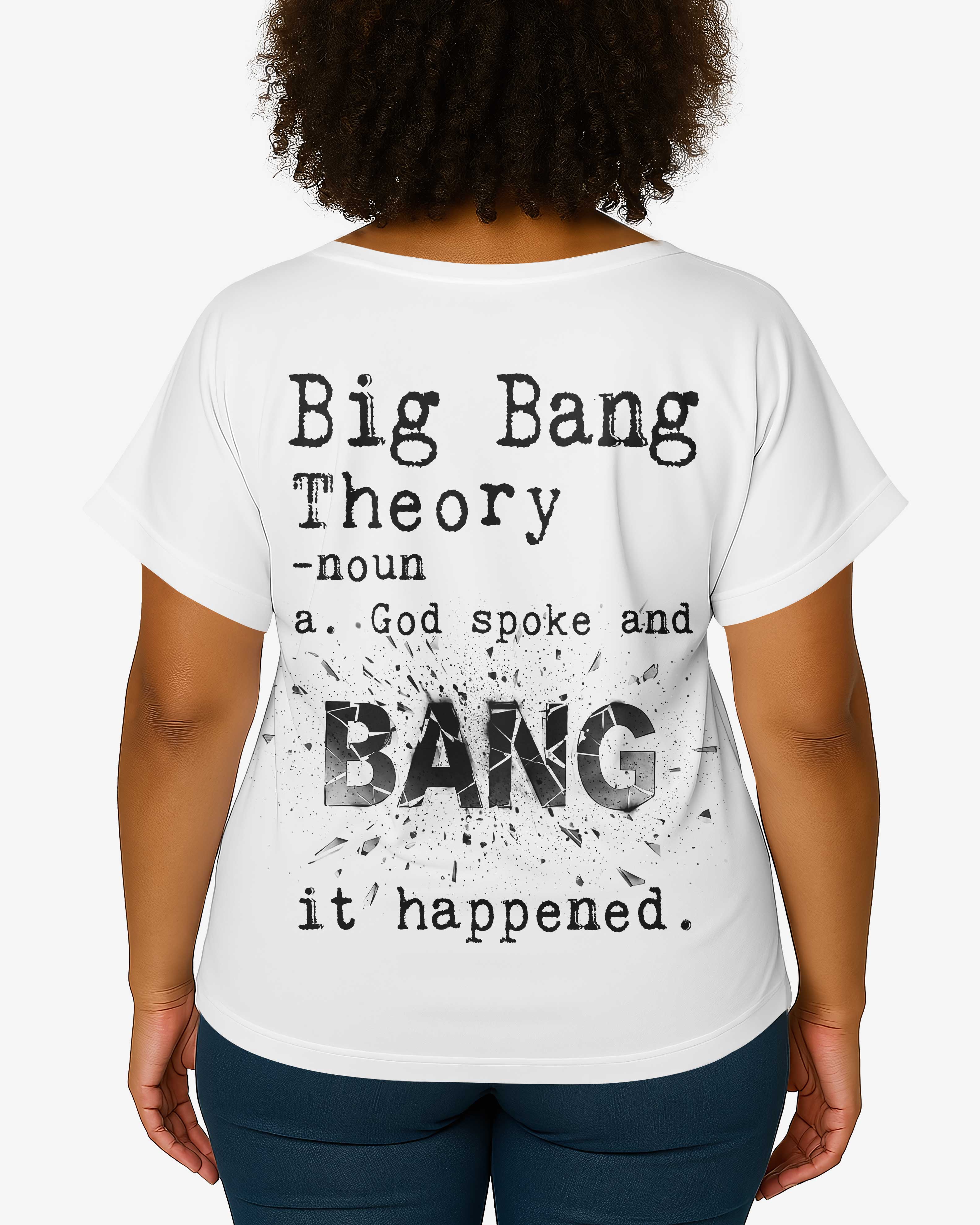 Big Bang Theory V-neck Dolman Sleeves Shirt