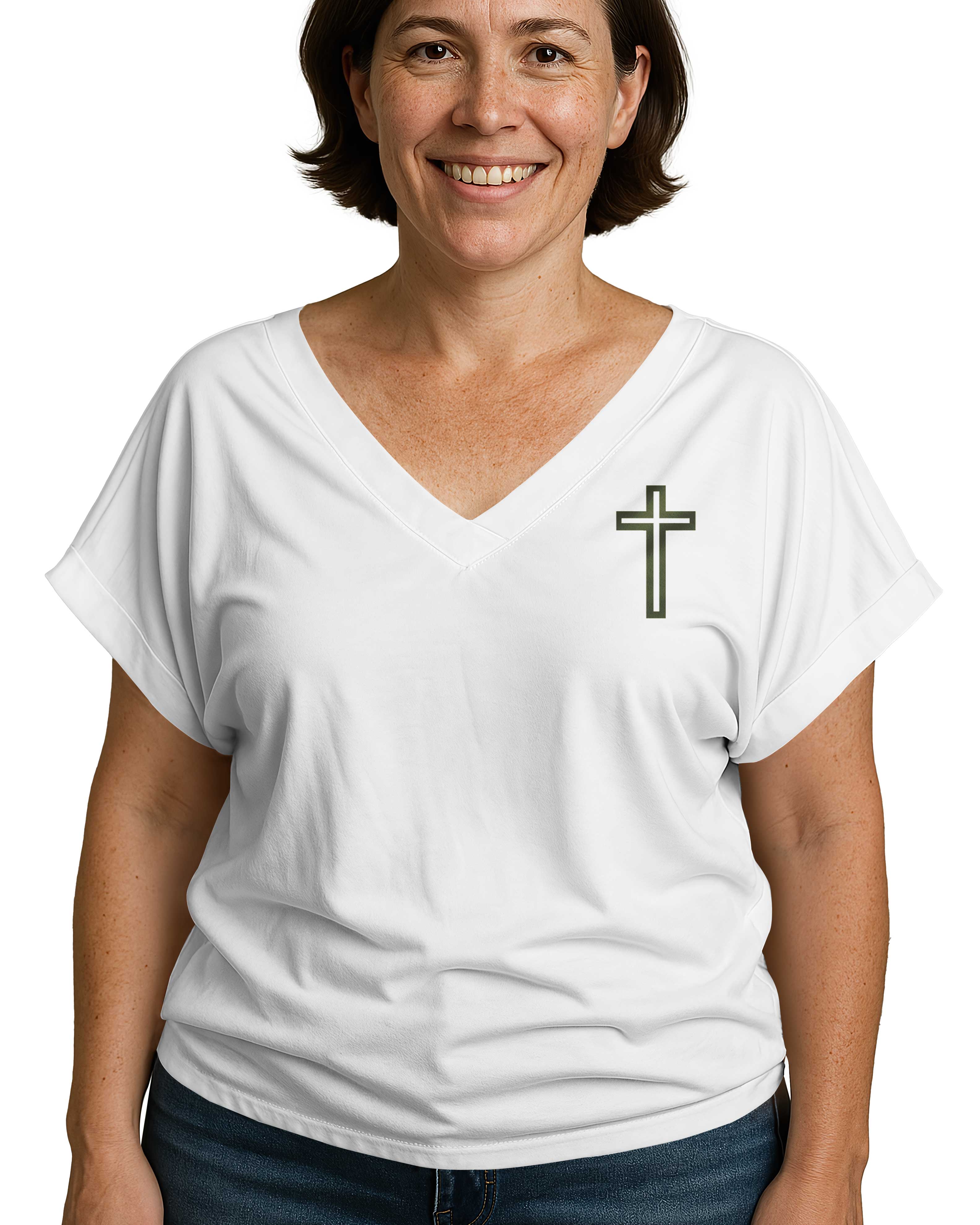 "Normal" Isn't Coming Back V-neck Dolman Sleeves Shirt