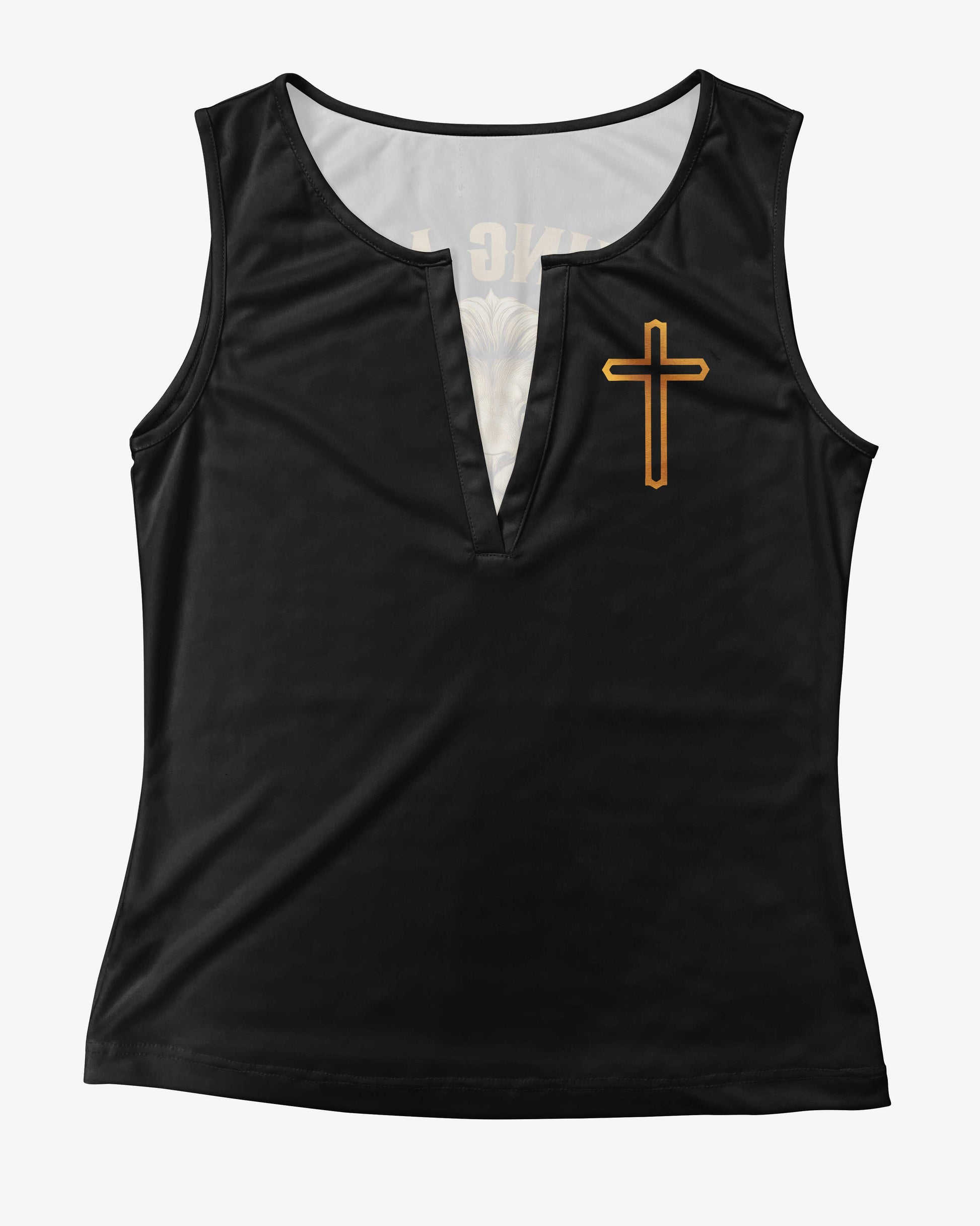 Praying Mama Raising Warriors V-neck Tank Top