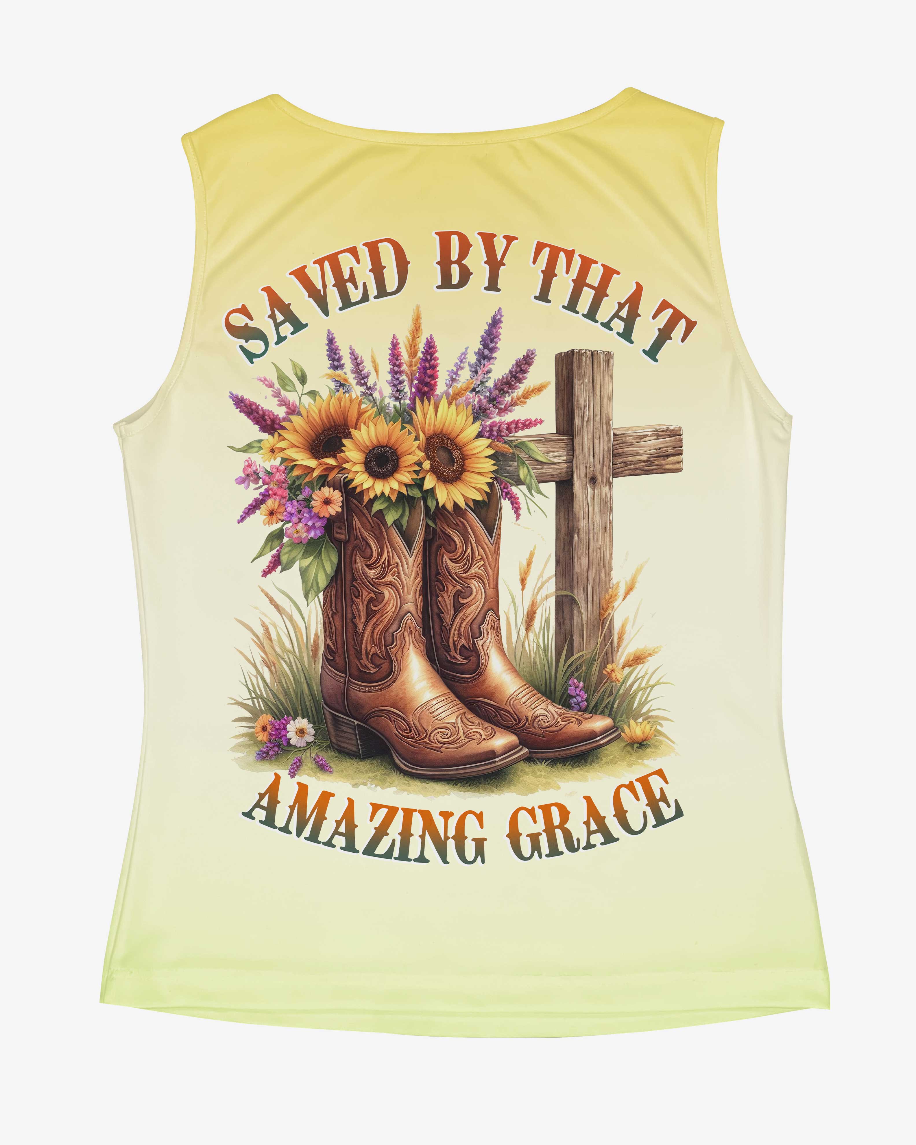 Saved By That Amazing Grace All Over Print Shirt